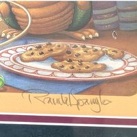 1993 'Cat and Mouse' Randal Spangler Framed Art Print