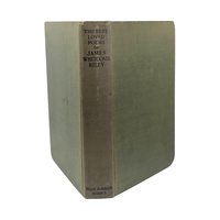 1920 'The Best Loved Poems of James Whitcomb Riley' Hardcover Book