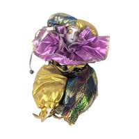 Vintage Gold and Purple Jester Doll