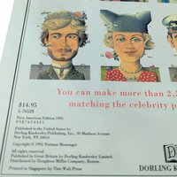 1995 'Famous Faces' by Norman Messenger Hardcover Book