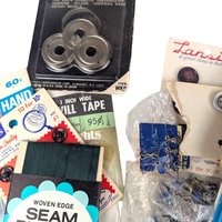 Vintage Mid-Century Sewing Notions and Accessories Lot