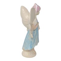 Vintage Hand Painted Ceramic Fairy Statue