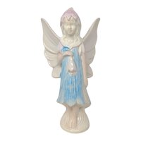 Vintage Hand Painted Ceramic Fairy Statue