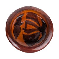 Pair of Vintage Wood Carved Bowls