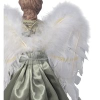 Vintage Porcelain Angel with Harp Tree Topper