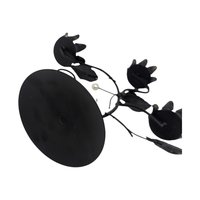 Vintage Floral Metal Votive Candelabra