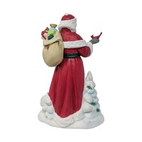 1994 Avon Santa With Cardinal Porcelain Figurine