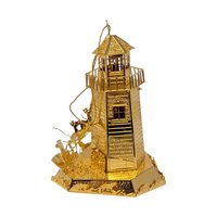 1998 Danbury Mint Gold Lighthouse Ornament