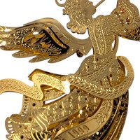 1999 Danbury Mint Millennium Angel Gold Ornament