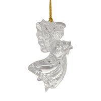 Vintage Gorham Lead Crystal Angel Ornament