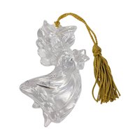 Vintage Gorham Lead Crystal Angel Ornament