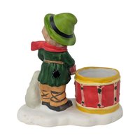 Vintage JSNY Ceramic Drummer Boy Votive Holder