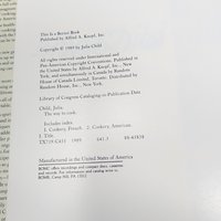 1989 Julia Child The Way To Cook Hardcover