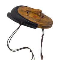 Mid-Century Hand-Carved Wooden Mask