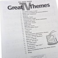 1995 Great TV Themes Sheet Music Songbook