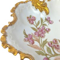Vintage Arnart Porcelain Floral Dish