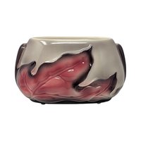 1950s Royal Copley Pottery Leaf Design Planter