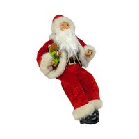 Vintage Elf Santa Gingerbread Shelf Sitter