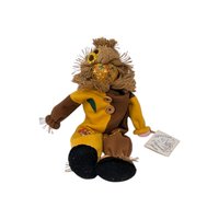 Vintage Judy Hunter Scarecrow Musical Shelf Sitter