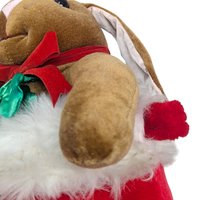 1985 Rabbit Ears Plush Rabbit in Stocking