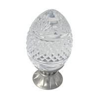 Vintage 1993 Avon Majestic Lead Crystal Egg