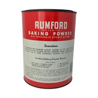 1960s Rumford Baking Powder 5lb Empty Tin
