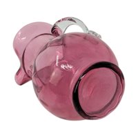 Vintage Cranberry Diamond Optic Pitcher