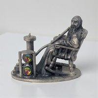 Vintage Tudor Mint Myth & Magic Old Father Time Pewter Figurine