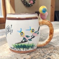 Vintage Whistle for Milk Ceramic Mug