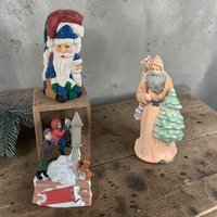 Musical Santa Figurine Lot