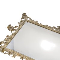 Large Antique Mirrored Gallery Tray