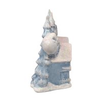 Vintage Hand-Painted Ceramic Christmas Scene