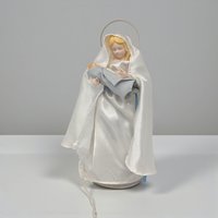 1965 Light Up Mary and Baby Jesus Tree Topper