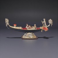 1960s Artigianato Veneto Boat Figurine