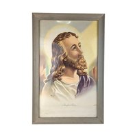 1942 Inspiration Jesus Framed Lithograph Print
