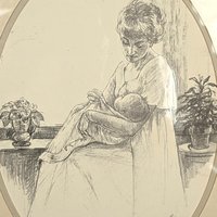 1975 Sharon Johnson Mother and Child Print Set