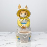 Vintage Dept 56 Standing Rabbit Figural Planter