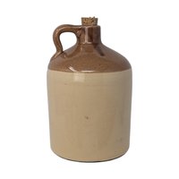 1974 Daniel Boone Kentucky Straight Bourbon Stoneware Jug – Vintage Advertising Decor