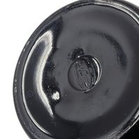 Vintage Fenton Ebony Black Glass Vase