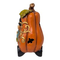 Vintage Ceramic Halloween Pumpkin Coach