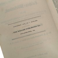 1870 English German Pocket Dictionary