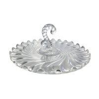 Vintage Fostoria Colony Swirl Glass Serving Tray