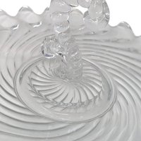 Vintage Fostoria Colony Swirl Glass Serving Tray