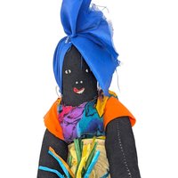 Vintage Handmade Jointed Folk Art Doll