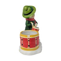Vintage JSNY Ceramic Drummer Boy Votive Holder