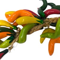 Vintage Ceramic Chili Pepper Ristra