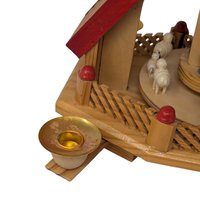 Vintage German Wooden Nativity Pyramid
