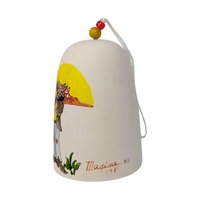 1981 Signed Artist Cowboy Clown Bell