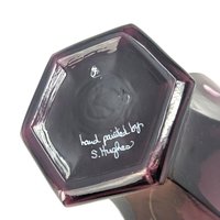 Fenton Mulberry Hand Painted Vase – Vintage Floral Art Glass Decorative Piece