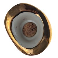 Vintage Old Mr. Boston Gold Decanter